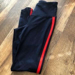 Old Navy Leggings w/ Red Stripes
